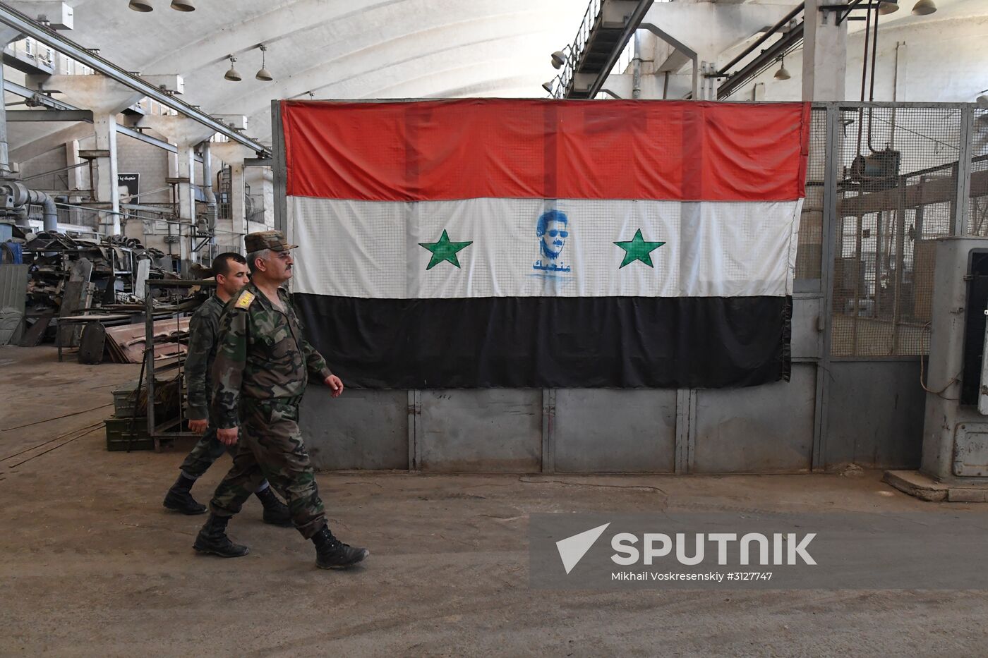 Armored vehicle maintenance company in Homs