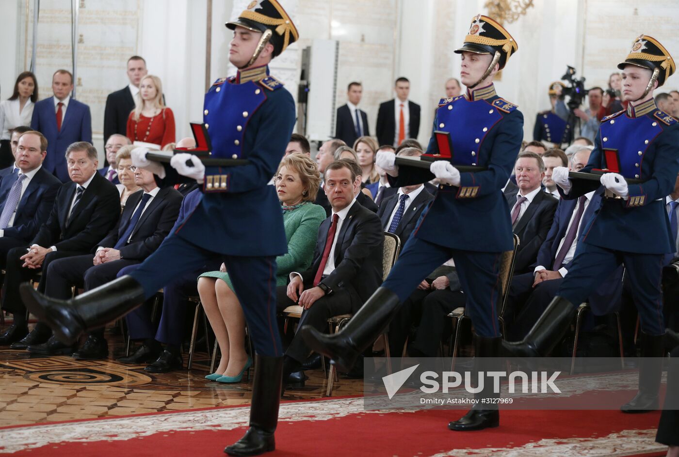 President Vladimir Putin awards state decorations on Russia Day