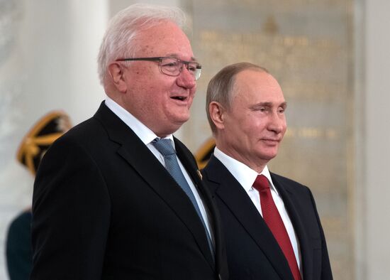 Presentation of Russian Federation National Awards by President Vladimir Putin on Russia Day