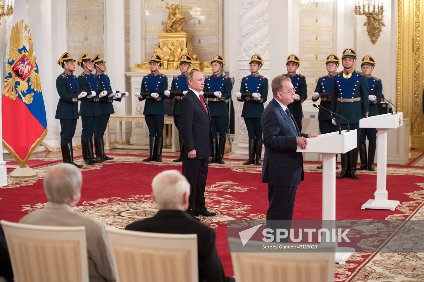 President Vladimir Putin awards state decorations on Russia Day