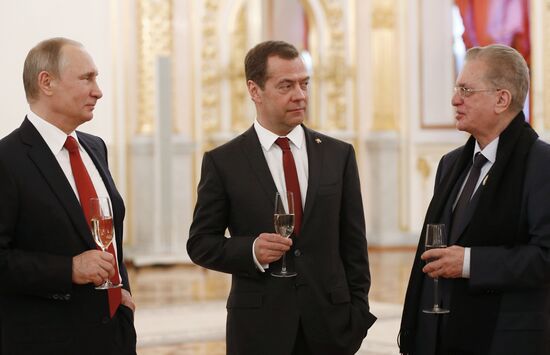 President Vladimir Putin awards state decorations on Russia Day