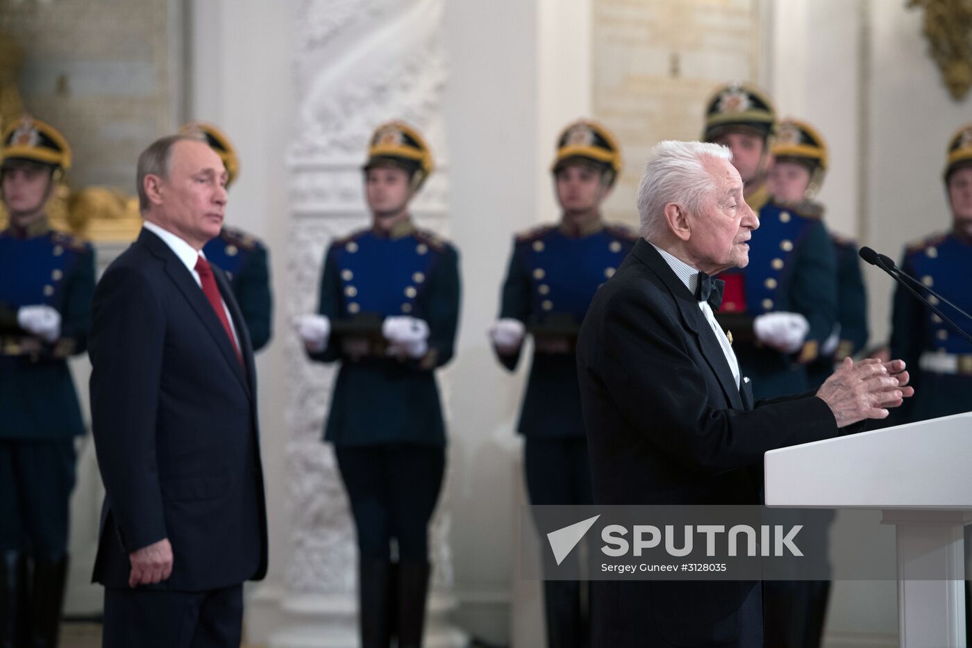 President Vladimir Putin awards state decorations on Russia Day