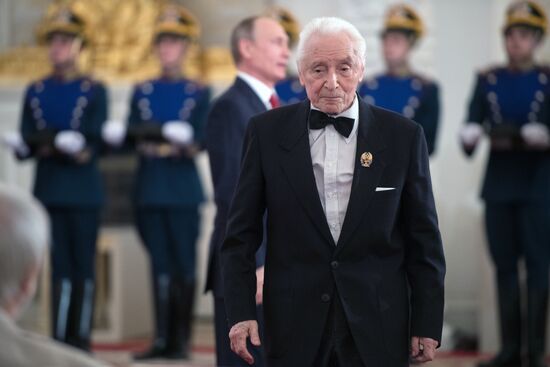 President Vladimir Putin awards state decorations on Russia Day