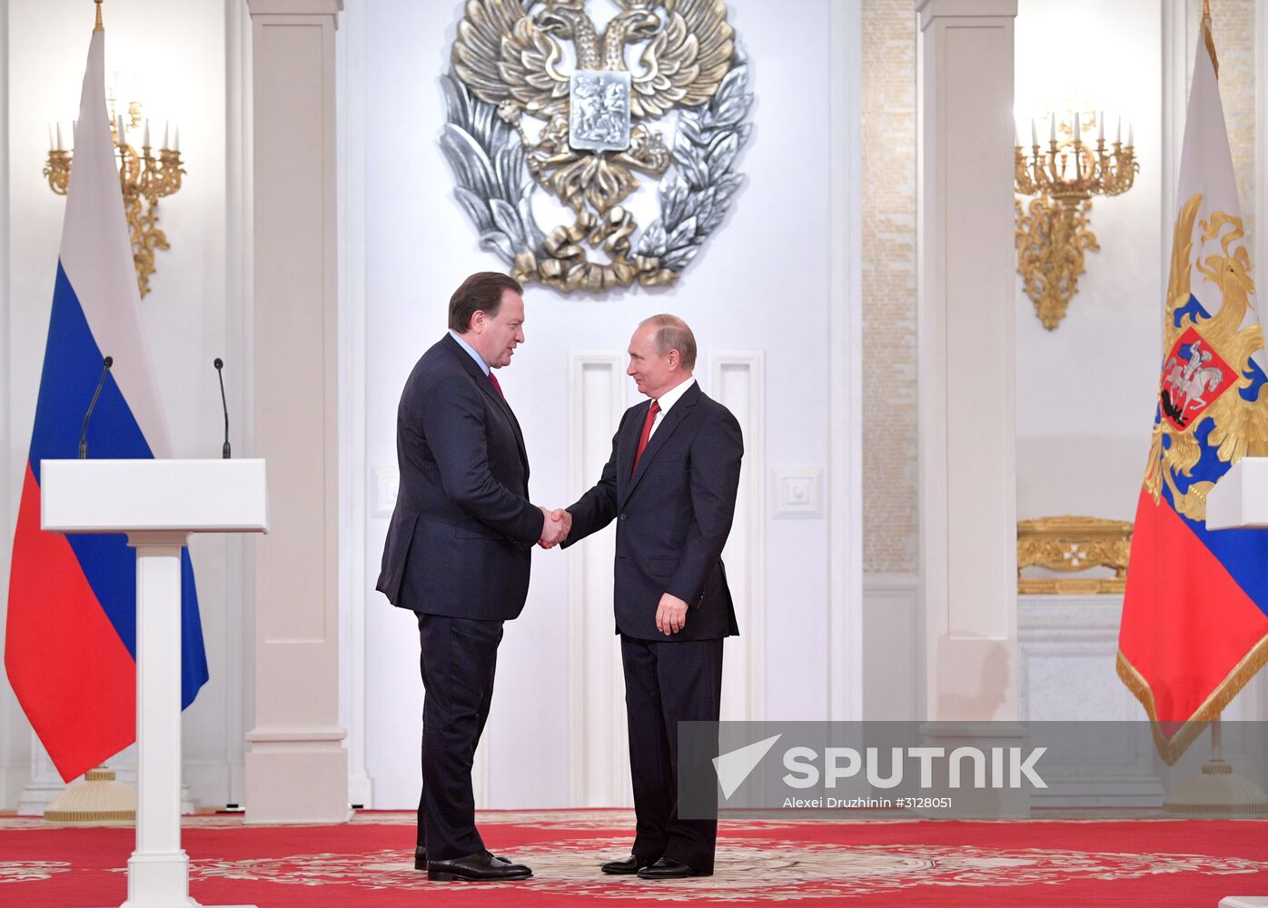 President Vladimir Putin presents 2016 National Awards on Russia Day