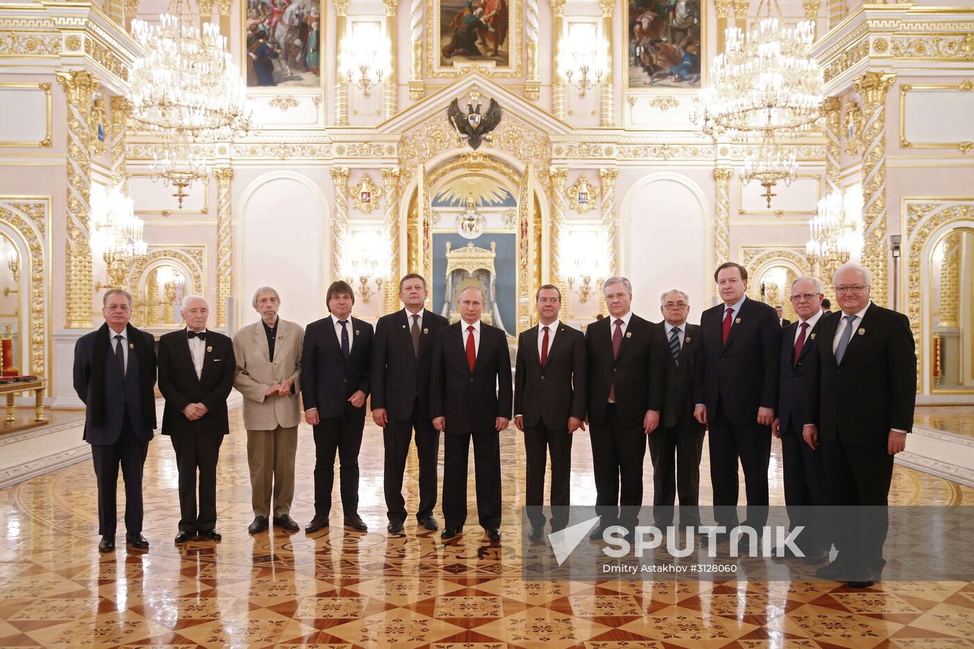 President Vladimir Putin awards state decorations on Russia Day