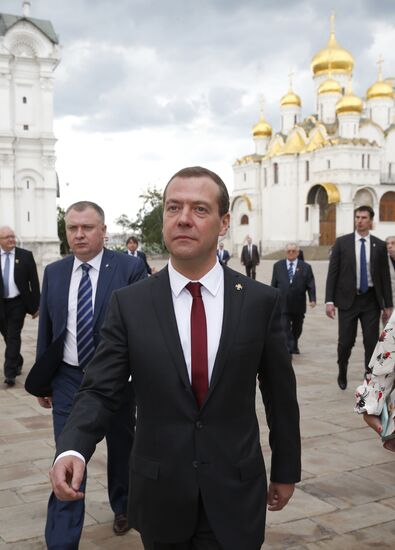 President Vladimir Putin awards state decorations on Russia Day