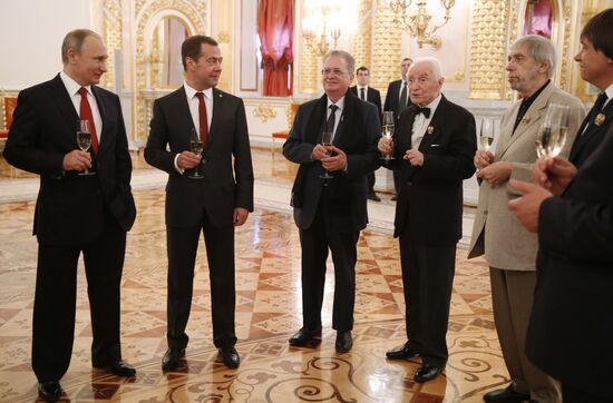 President Vladimir Putin awards state decorations on Russia Day