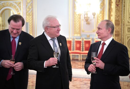 President Vladimir Putin awards state decorations on Russia Day