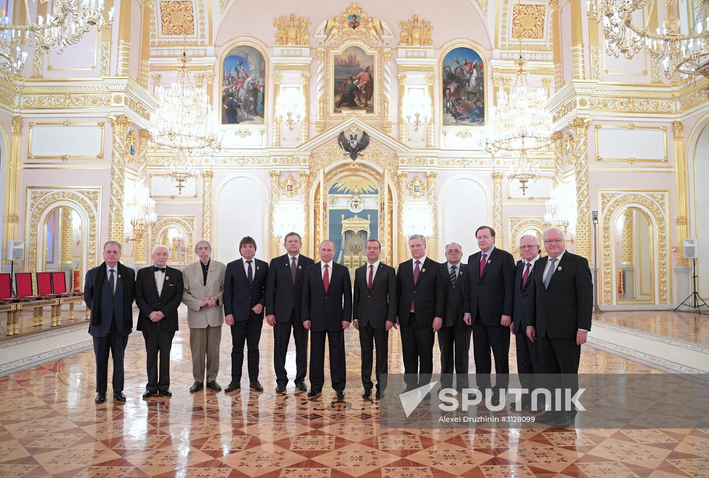 President Vladimir Putin awards state decorations on Russia Day