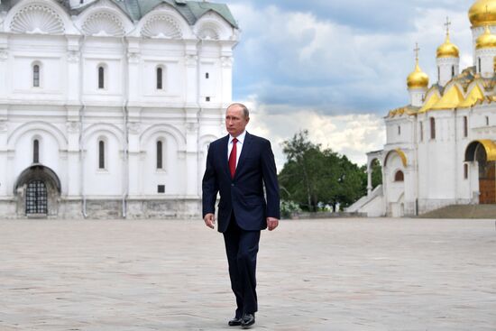 Reception devoted to Russia Day in Kremlin
