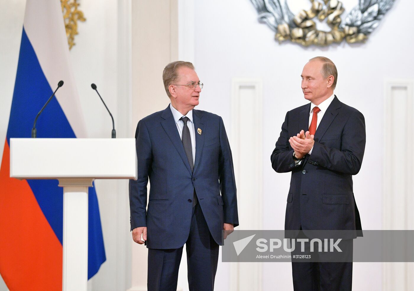 President Vladimir Putin awards state decorations on Russia Day