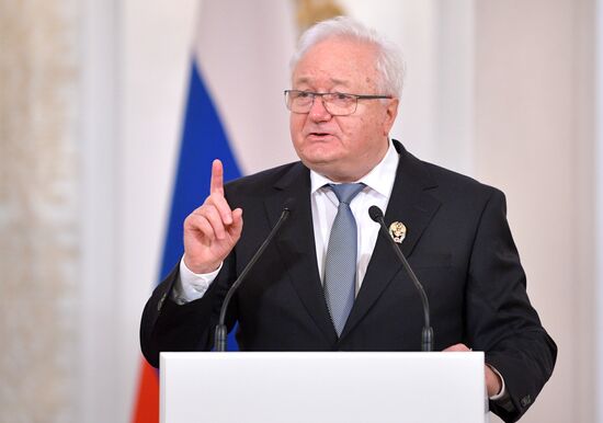 President Vladimir Putin awards state decorations on Russia Day