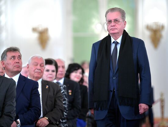 President Vladimir Putin awards state decorations on Russia Day