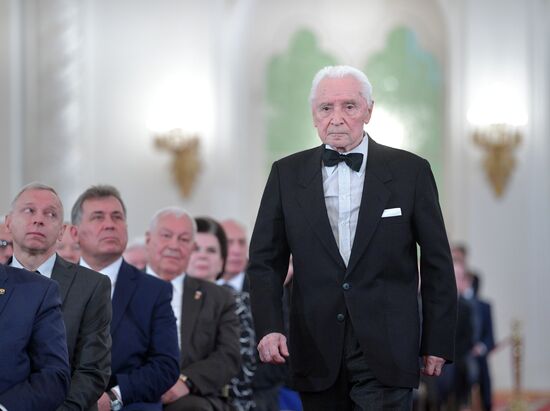 President Vladimir Putin awards state decorations on Russia Day