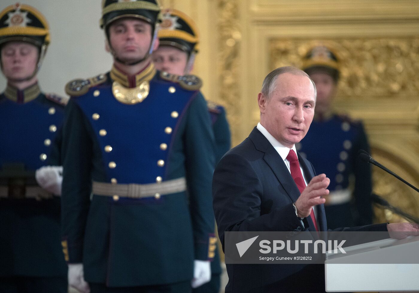 President Vladimir Putin presents 2016 National Awards on Russia Day