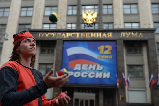 Russia Day in Moscow