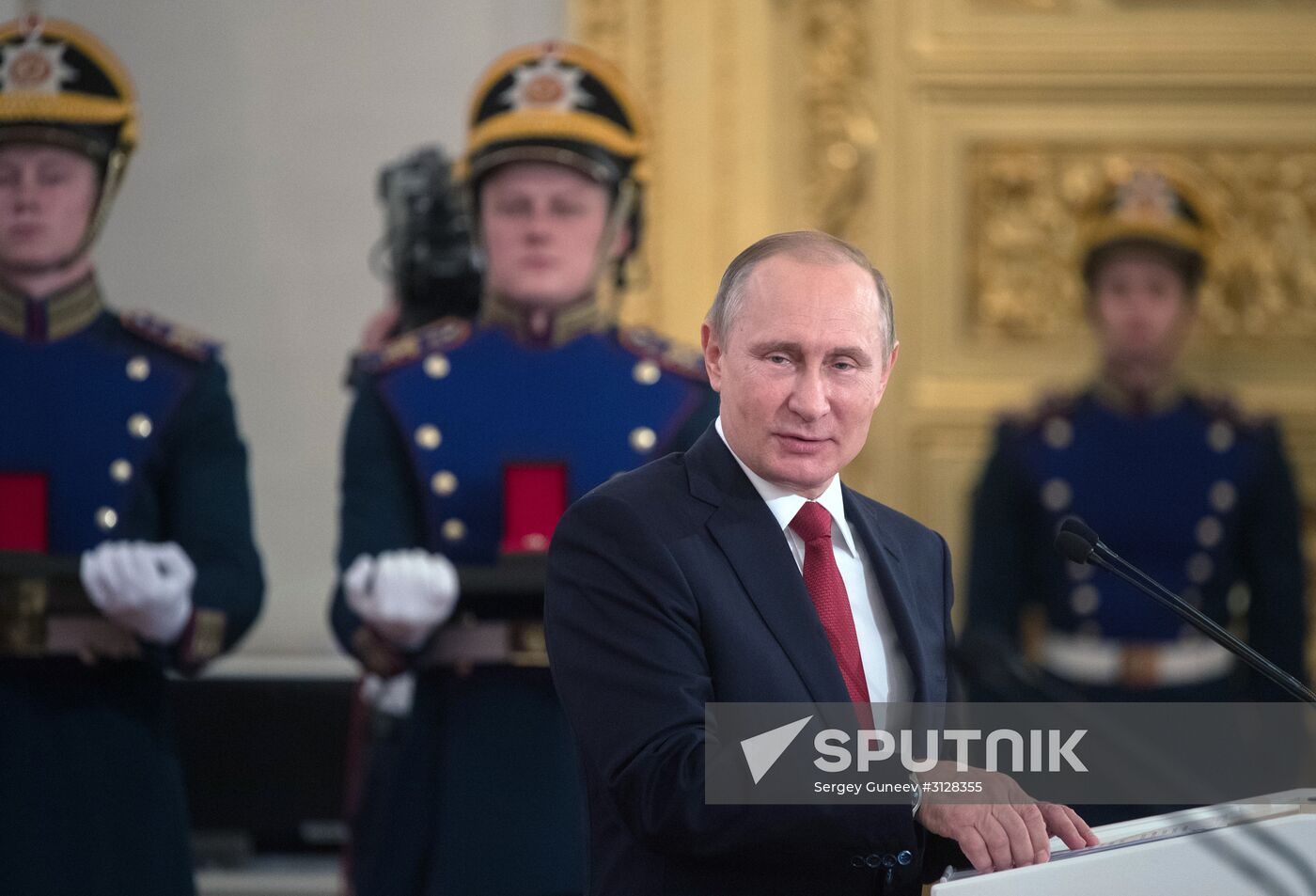 President Vladimir Putin presents 2016 National Awards on Russia Day