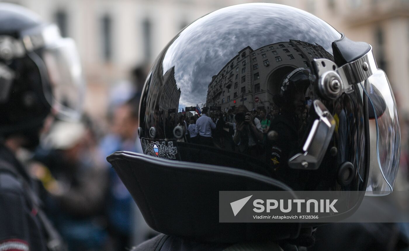 Anti-corruption rally in Moscow