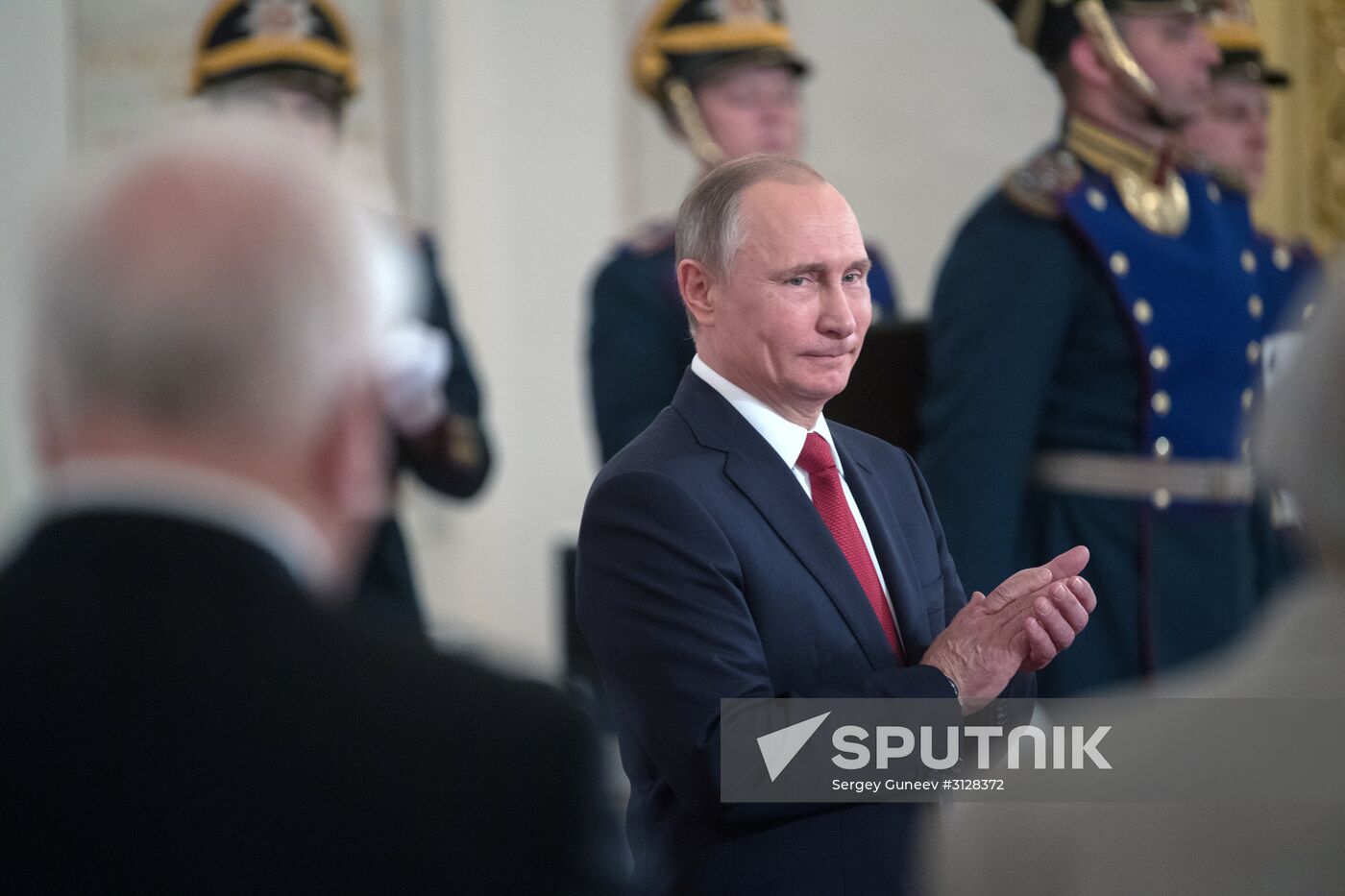 President Vladimir Putin presents 2016 National Awards on Russia Day