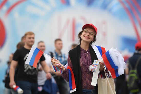 Holiday concert devoted to Russia Day on Red Square