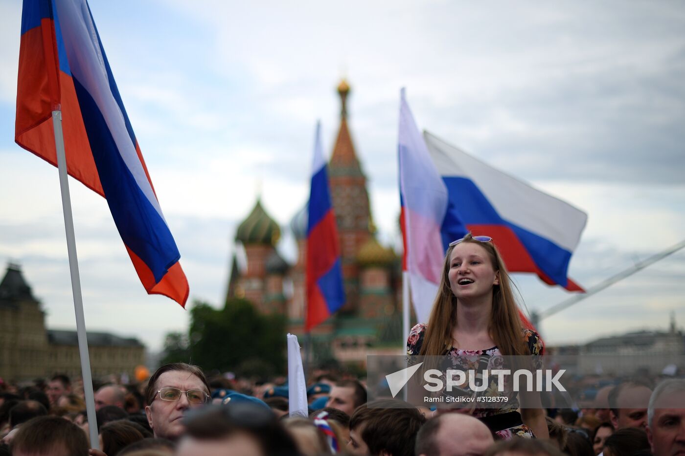 Holiday concert devoted to Russia Day on Red Square