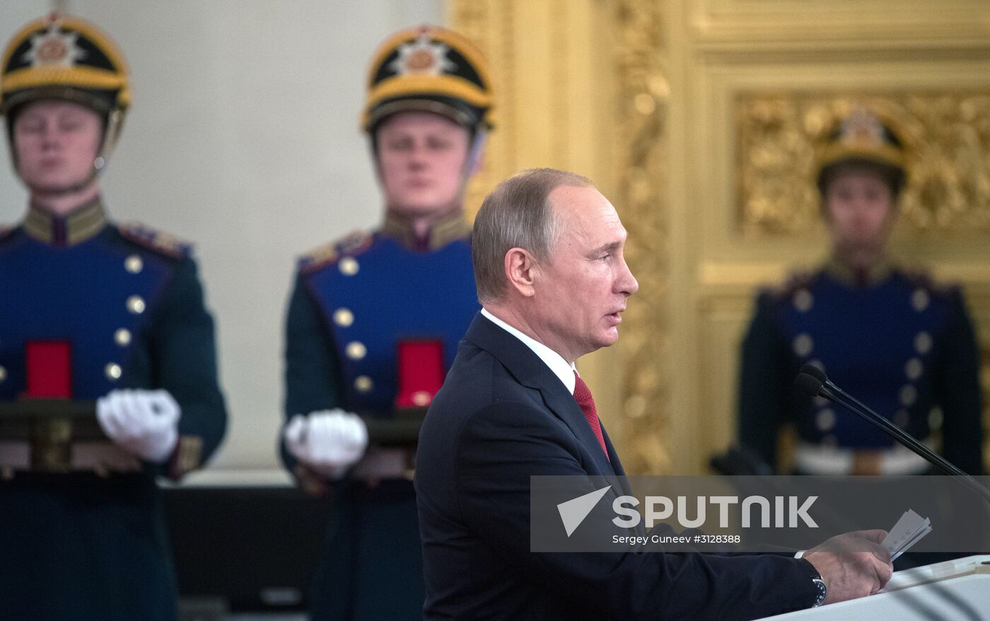 President Vladimir Putin awards state decorations on Russia Day