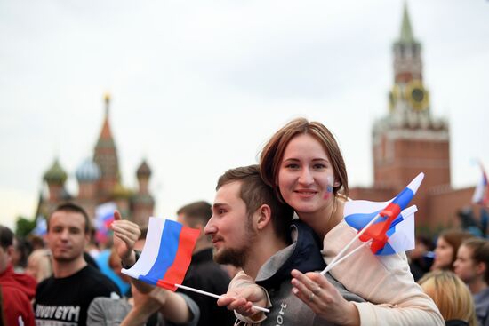 Holiday concert devoted to Russia Day on Red Square