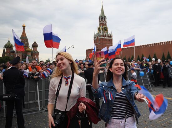 Holiday concert devoted to Russia Day on Red Square