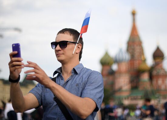 Holiday concert devoted to Russia Day on Red Square