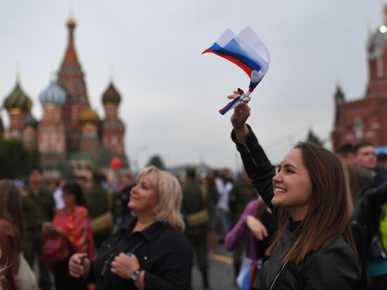 Holiday concert devoted to Russia Day on Red Square