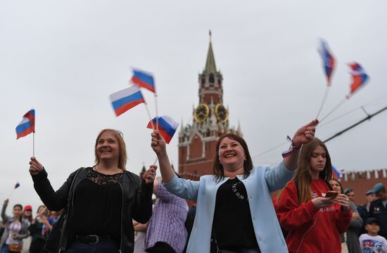Holiday concert devoted to Russia Day on Red Square