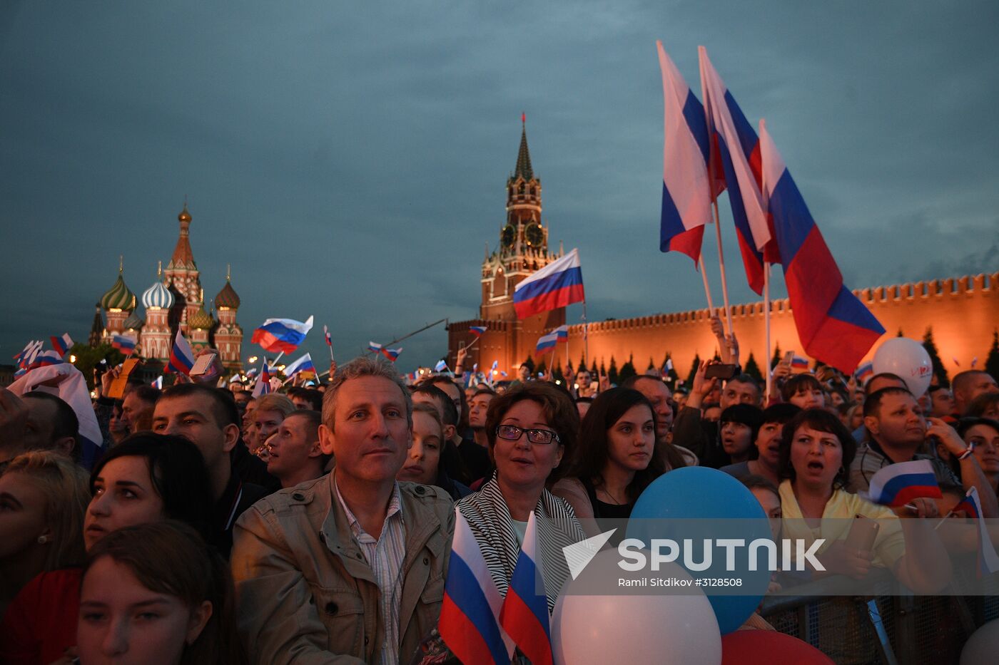 Holiday concert devoted to Russia Day on Red Square