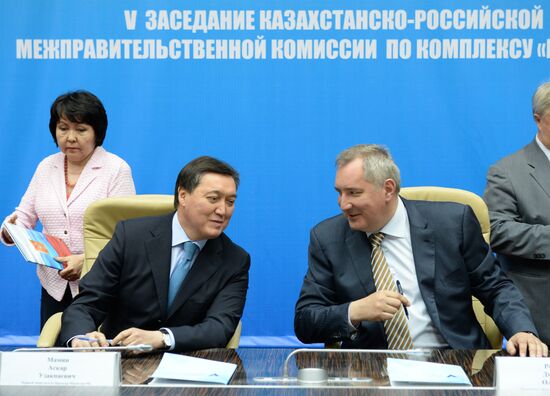 Russia-Kazakhstan Intergovernmental Commission on Baikonur complex holds meeting