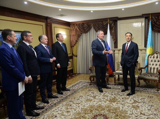 Deputy Prime Minister Dmitry Rogozin's working visit to Kazakhstan