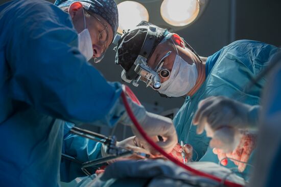 Surgery at urology clinic