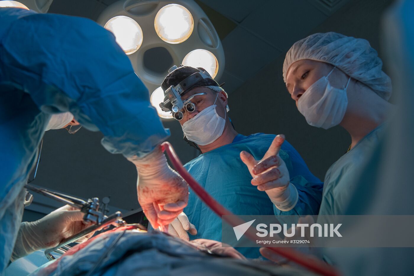 Surgery at urology clinic