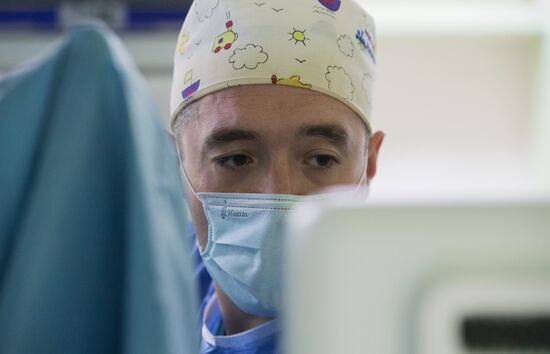 Surgery at urology clinic