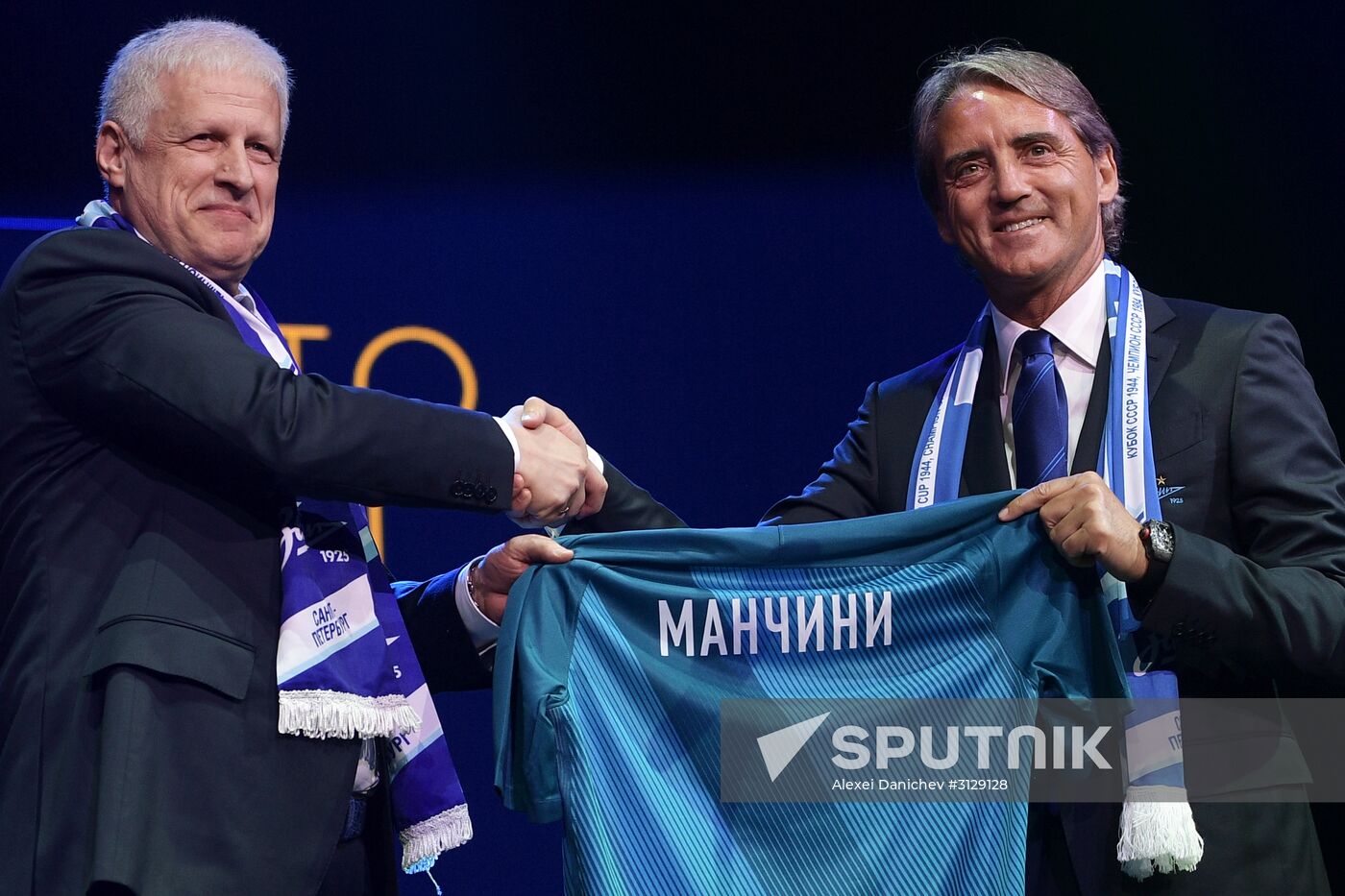 FC Zenit's new head coach Roberto Mancini