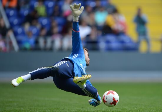 Football. Russian national team's training session