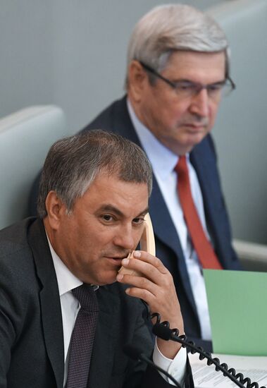 State Duma plenary meeting