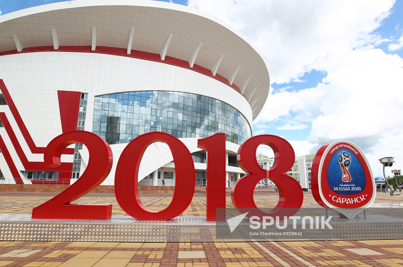 2018 FIFA World Cup installation in Saransk