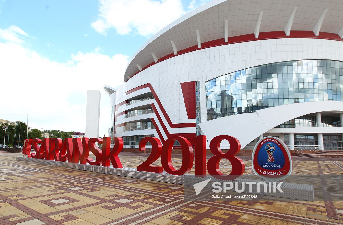 2018 FIFA World Cup installation in Saransk