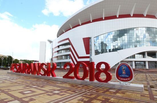 2018 FIFA World Cup installation in Saransk