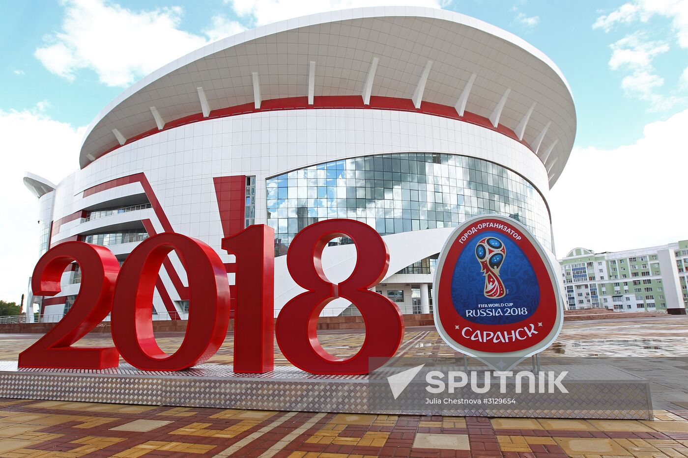 2018 FIFA World Cup installation in Saransk