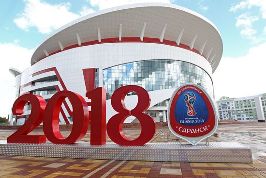 2018 FIFA World Cup installation in Saransk