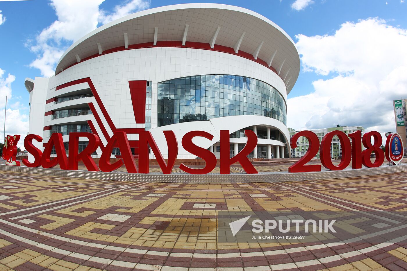 2018 FIFA World Cup installation in Saransk
