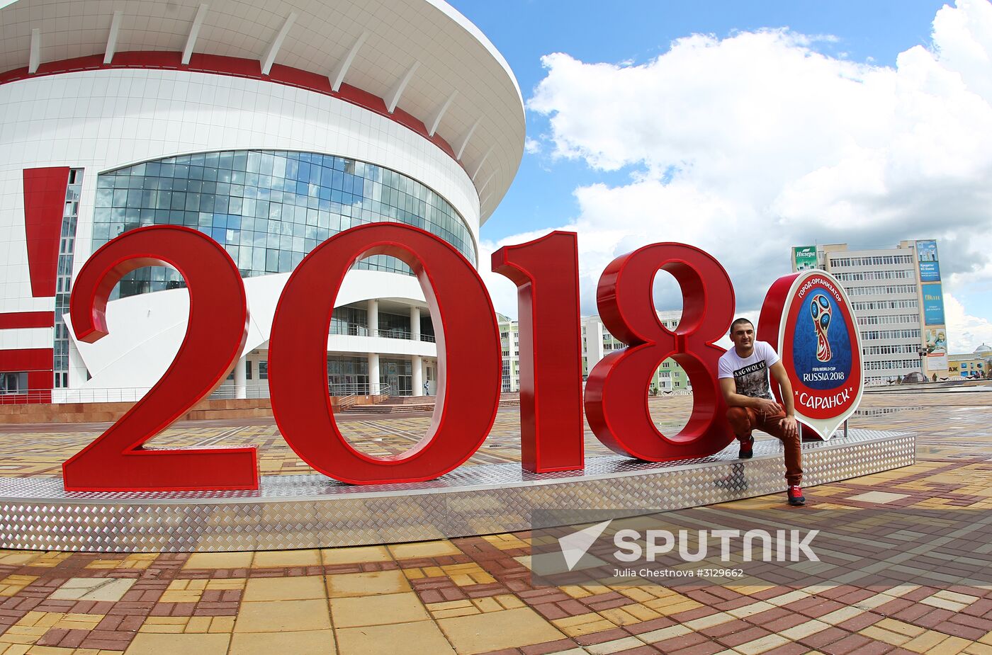 2018 FIFA World Cup installation in Saransk