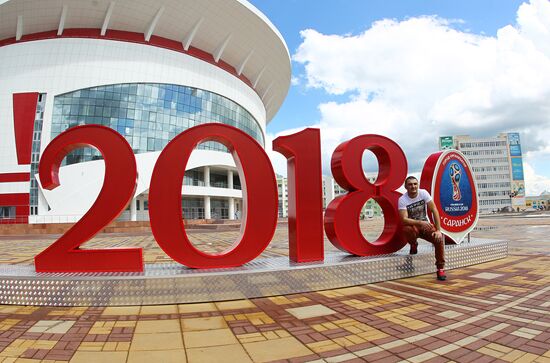 2018 FIFA World Cup installation in Saransk