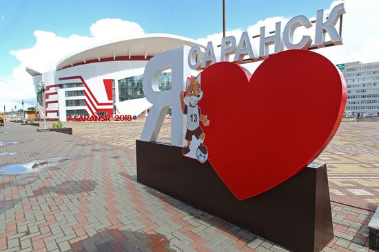 2018 FIFA World Cup installation in Saransk