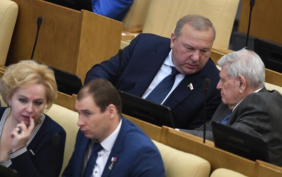 State Duma plenary meeting
